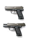Semi-Automatic Pistols isolated on white background