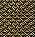 Semi circle pattern vector with black and Gold color