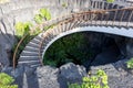 Semi Circular stone staircase