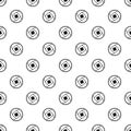 Semi-closed lens pattern vector Royalty Free Stock Photo
