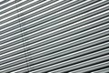 Semi-closed metallic blinds