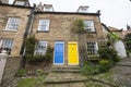 Semi-detached cottage in english village Royalty Free Stock Photo