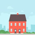 Semi detached house Royalty Free Stock Photo