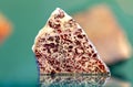 Semi precious mineral jasper closeup Royalty Free Stock Photo
