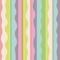 Semi transparent vertical curved lines background. Vector pattern