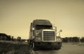 Semi Truck Royalty Free Stock Photo