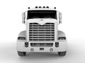 Semi truck front view Royalty Free Stock Photo