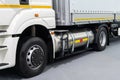 Semi truck with tank for CNG.