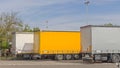 Semi Truck Trailers Royalty Free Stock Photo