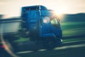 Semi Truck Transportation Royalty Free Stock Photo