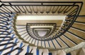 Semicircular styled winding stair Royalty Free Stock Photo