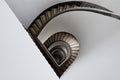 Semicircular winding stair