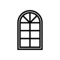 Semicircular window icon