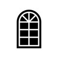 Semicircular window icon