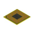 Semiconductor Chip Socket Composition Royalty Free Stock Photo