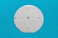 semiconductor silicon multilayer wafer. Semiconductor chip is a crystal of a microcircuit without a package