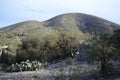 Semidesert hills Royalty Free Stock Photo