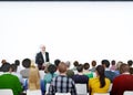 Seminar Conference Meeting People Learning Presentation Concept Royalty Free Stock Photo