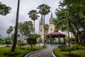 Seminario Park Iguanas Park and Metropolitan Cathedral - Guayaquil, Ecuador