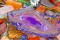 Semiprecious natural stones Royalty Free Stock Photo