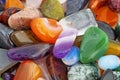 Semiprecious natural stones Royalty Free Stock Photo