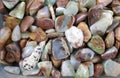 Semiprecious stones. Gem market. Royalty Free Stock Photo