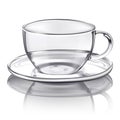 A semirealistic glass cup Royalty Free Stock Photo