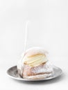 Semla, traditional Scandinavian cream bun