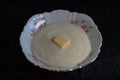 semolina porridge with milk and butter Royalty Free Stock Photo