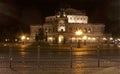 Semper Opera, Dresden in Saxony, Germany Royalty Free Stock Photo