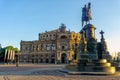 Semper Opera in Dresden Royalty Free Stock Photo