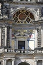 Semper Opera House details from Dresden in Germany