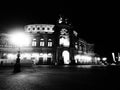 Semperoper, Dresde, Germany, Black and white