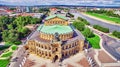 Semperoper is the opera house of the Sachsische Staatsoper Dresden Royalty Free Stock Photo