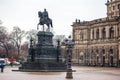 Semperoper, opera house of the Saechsische Staatsoper Dresden S