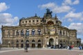 Semperoper famous building in in Dresden, Saxony, Germany