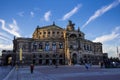 The The Semperoper in Dresden, Germany Royalty Free Stock Photo