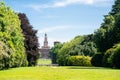 Sempione Park Parco Sempione in Milan, Italy. Sforza Castle. Filarete Tower Royalty Free Stock Photo