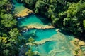 Semuc Champey natural swimming pools, Guatemala Royalty Free Stock Photo