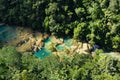 Semuc Champey natural swimming pools, Guatemala Royalty Free Stock Photo