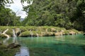 Semuc Champey natural swimming pools, Guatemala Royalty Free Stock Photo