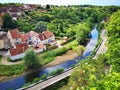 Semur-en-Auxois, Burgundy, France medieval village of astonishing beauty