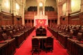 The Senate Chamber, Ottawa. Royalty Free Stock Photo