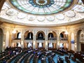 Senate Chamber in the Parliament Palace, Romania.