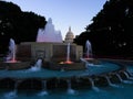 Senate Fountain at Sunset