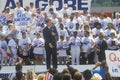 Senator Al Gore on the Clinton/Gore 1992 Buscapade campaign tour in Toledo, Ohio Royalty Free Stock Photo