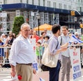 Senator Chuck Schumer  at 55th Annual `Celebrate Israeli` Parade in New York City Royalty Free Stock Photo