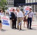 Senator Chuck Schumer  at 55th Annual `Celebrate Israeli` Parade in New York City Royalty Free Stock Photo