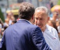 Senator Chuck Schumer at 55th Annual `Celebrate Israeli` Parade in New York City Royalty Free Stock Photo
