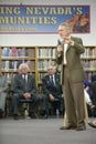 Senator Harry Reid speaking at the Ralph Cadwallader Middle School, Las Vegas, NV